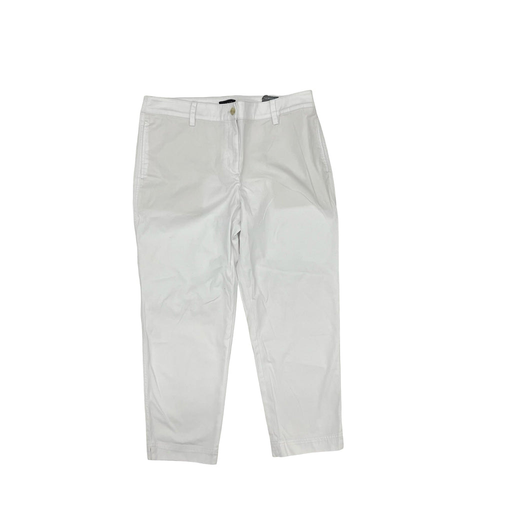 Pants Cropped By Talbots In White, Size:12