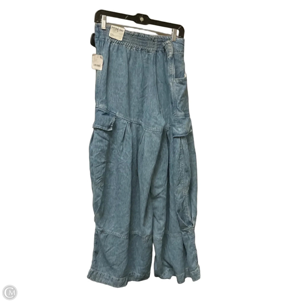 Jeans Wide Leg By We The Free In Blue Denim, Size: L