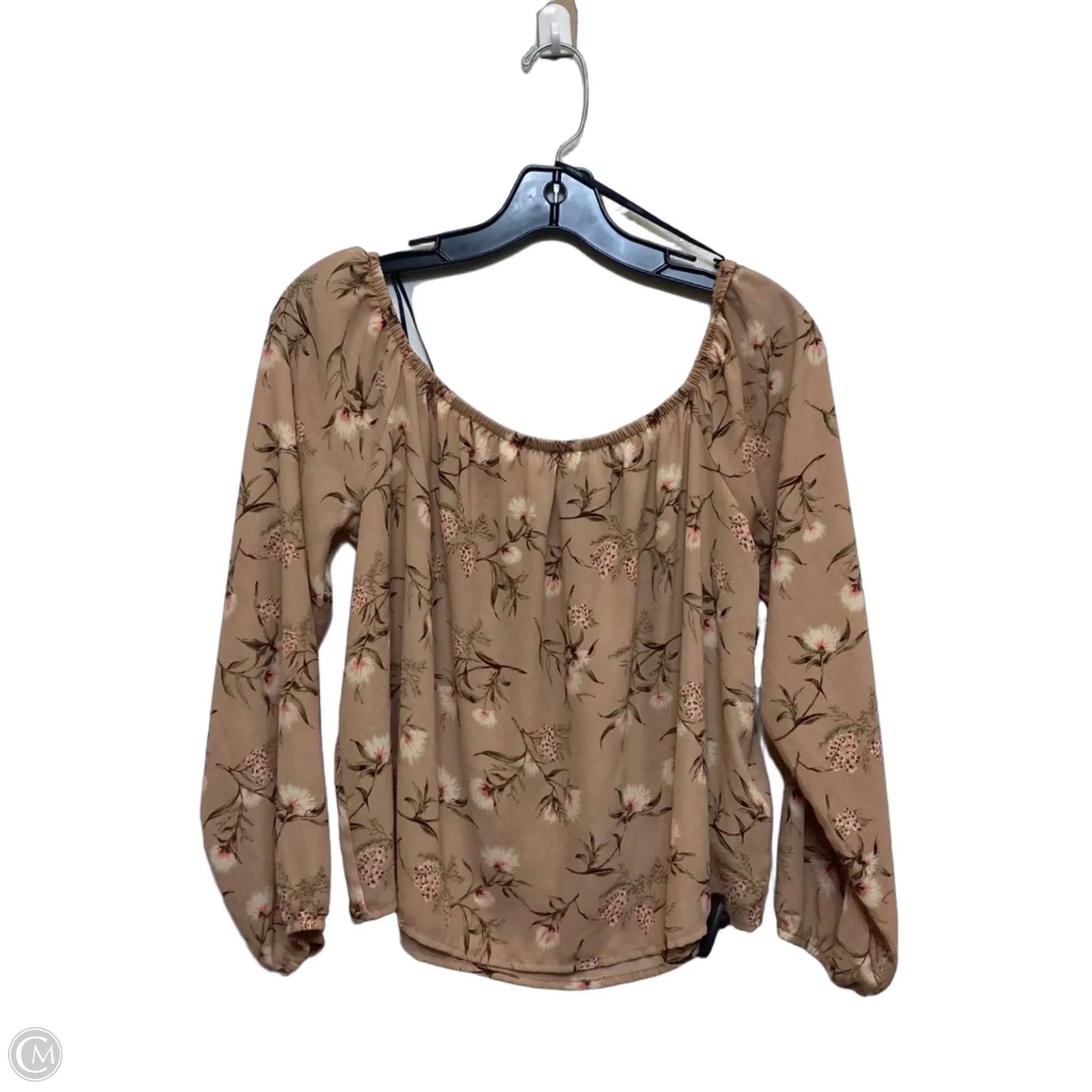 Top Long Sleeve By Forever 21 In Pink, Size: L