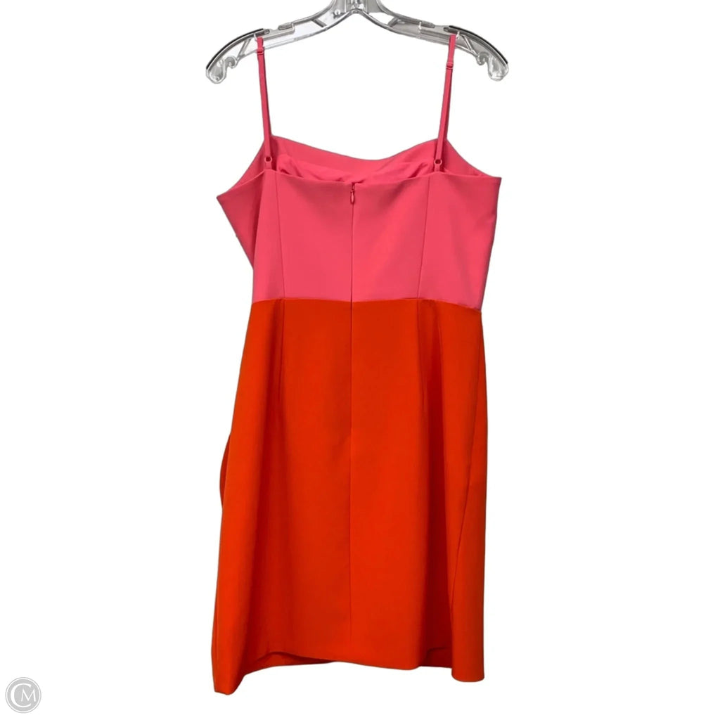 Dress Designer By Milly In Pink & Red, Size: 8