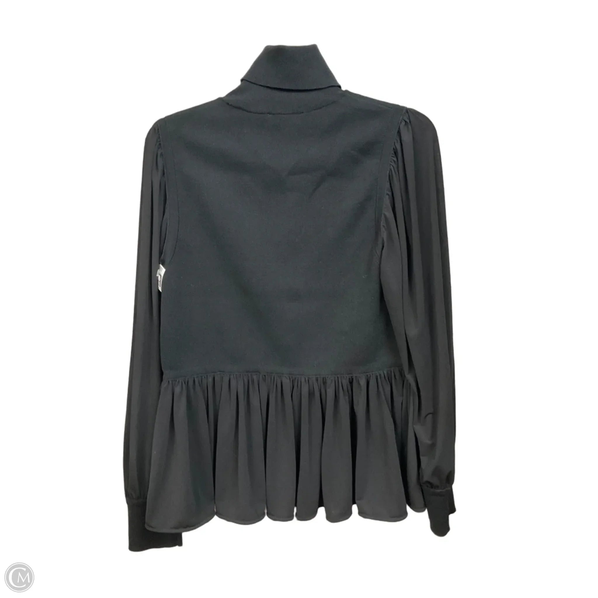 Top Long Sleeve By Ann Taylor In Black, Size: M