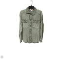 Top Long Sleeve By Briggs In Green, Size: M