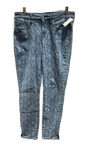 Jeans Skinny By Not Your Daughters Jeans In Blue & White, Size: 4