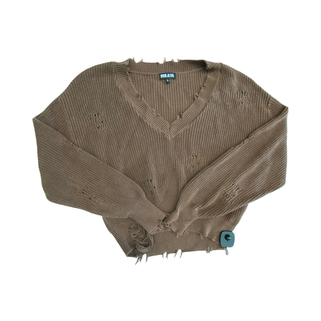 Sweater By Cmc In Brown, Size:L