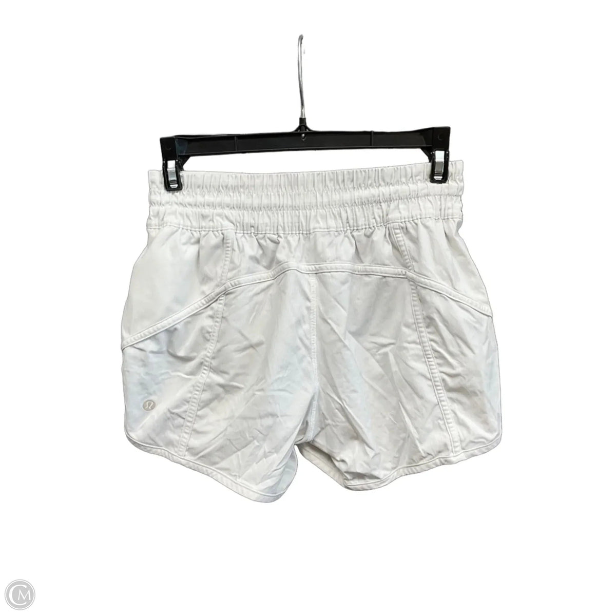 Athletic Shorts By Lululemon In White, Size: 6