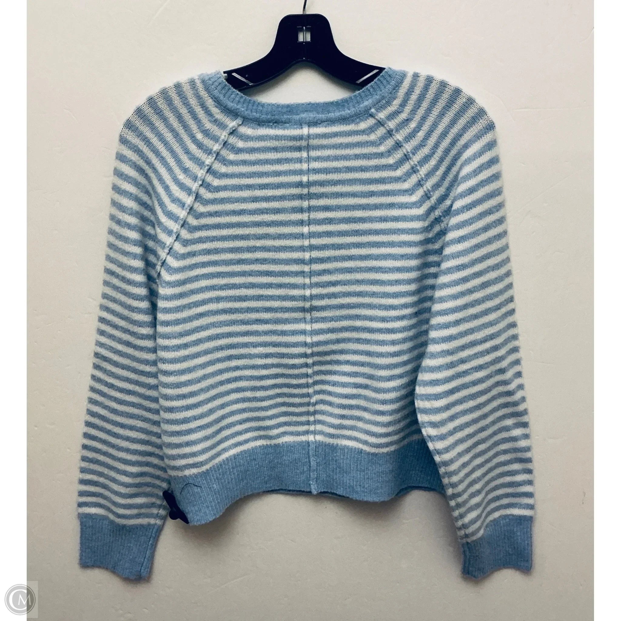 Sweater By Clothes Mentor In Striped Pattern, Size: M