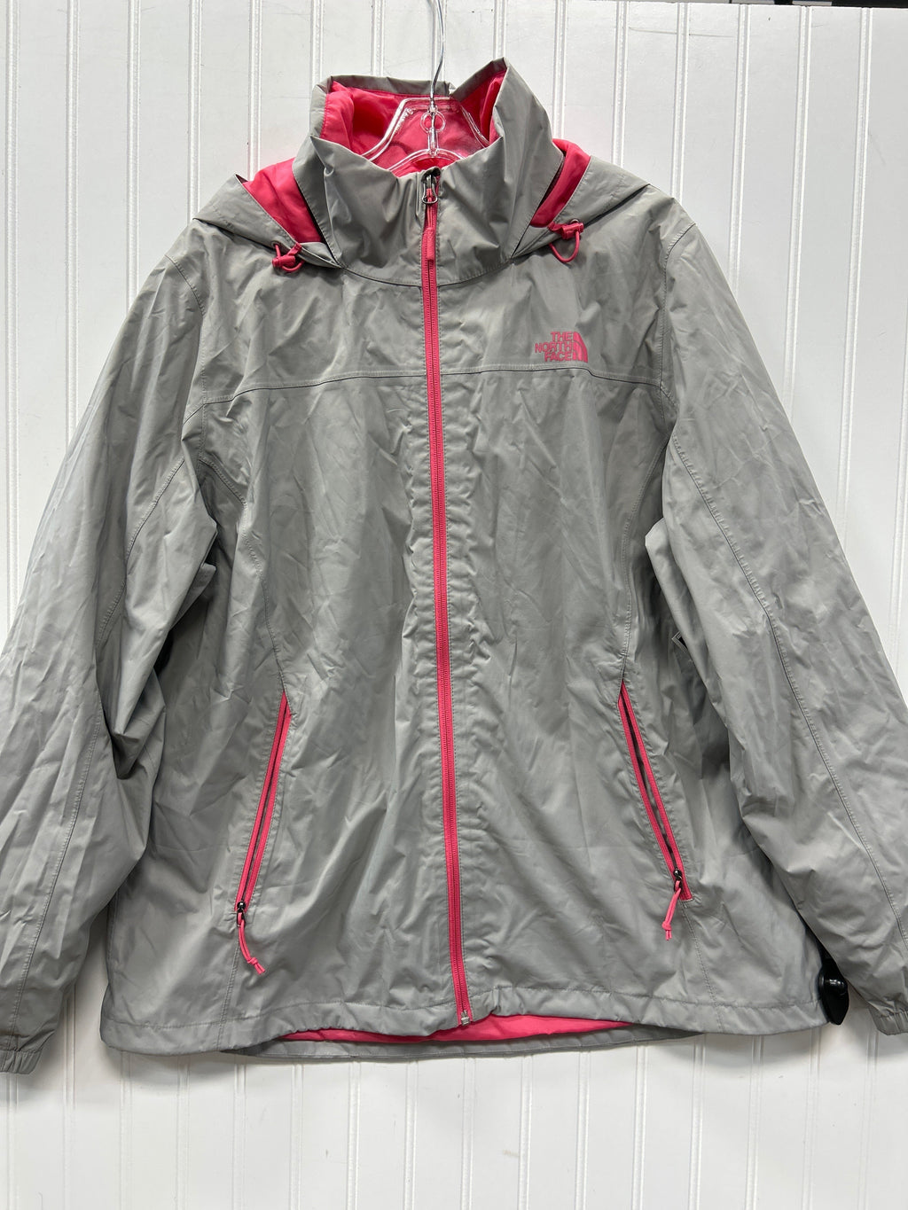 Coat Raincoat By The North Face In Grey, Size:Xxl