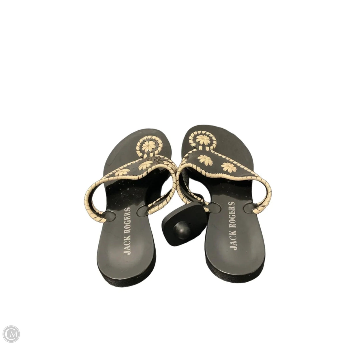 Sandals Flip Flops By Jack Rogers In Black, Size: 6