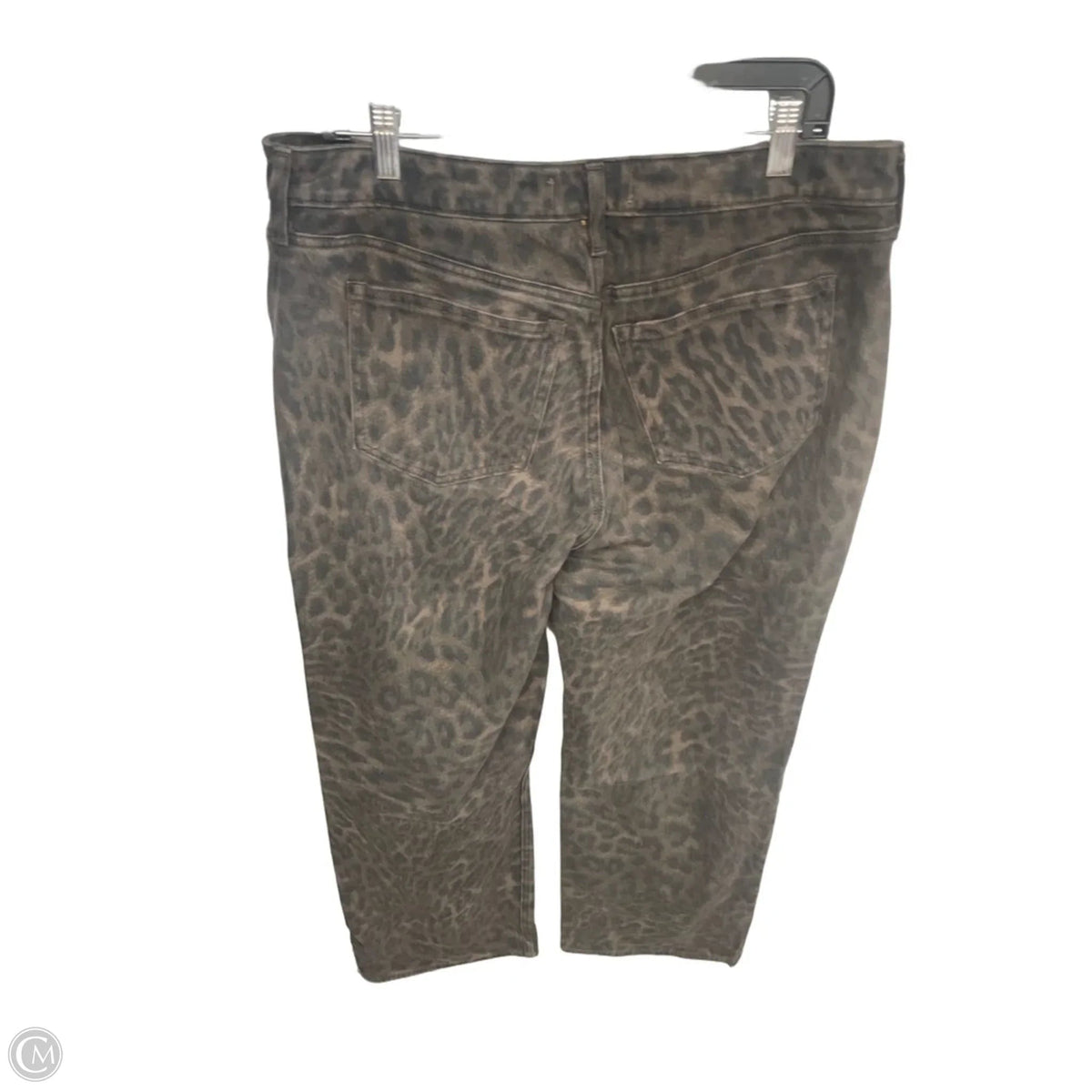Jeans Wide Leg By Abercrombie And Fitch In Animal Print, Size: 14