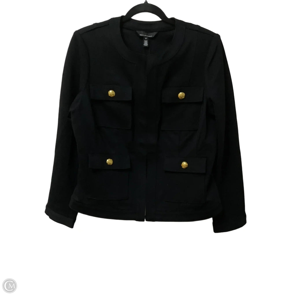 Jacket Other By White House Black Market In Black & Gold, Size: Xl