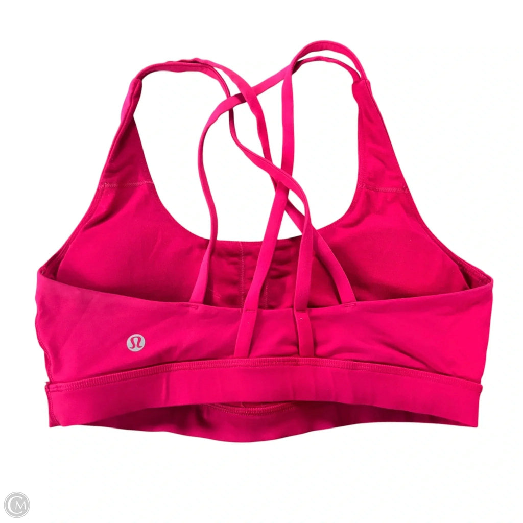 Athletic Bra By Lululemon In Pink, Size: M