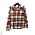 Top Long Sleeve By J. Crew In Plaid Pattern, Size: M