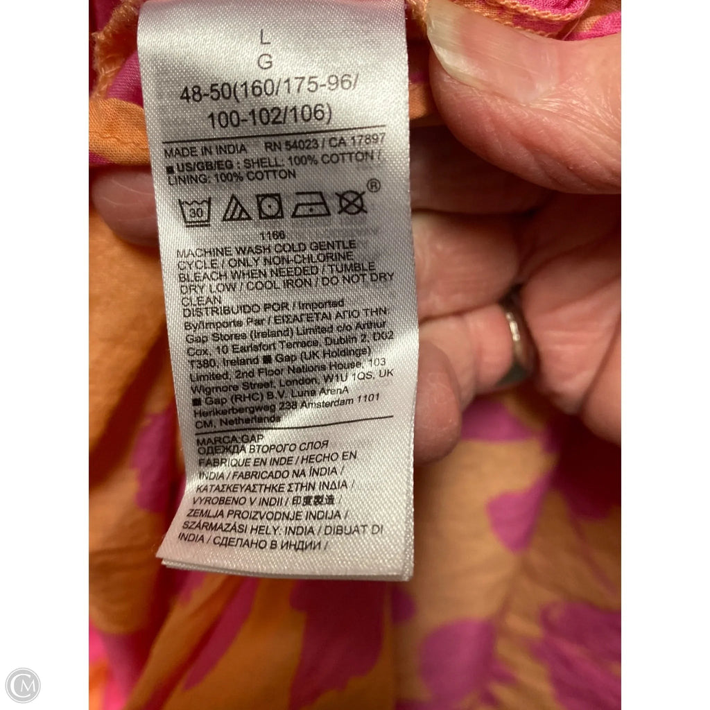Dress Casual Maxi By Gap In Peach, Size: L