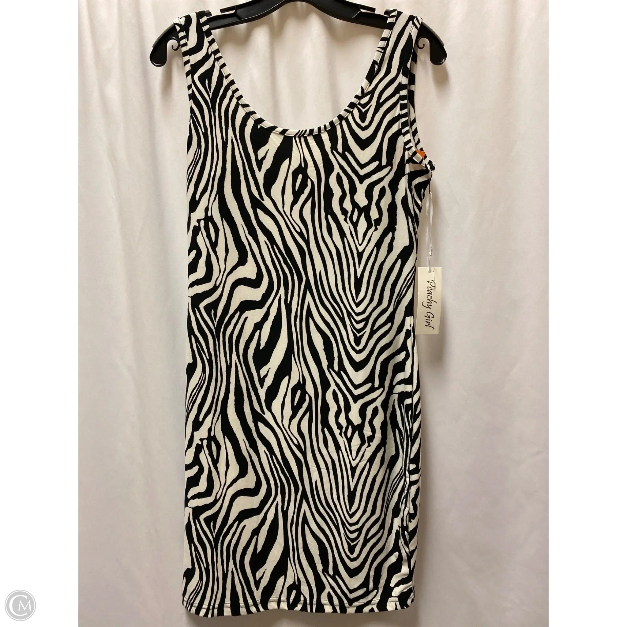 Dress Casual Midi By Clothes Mentor In Animal Print, Size: L