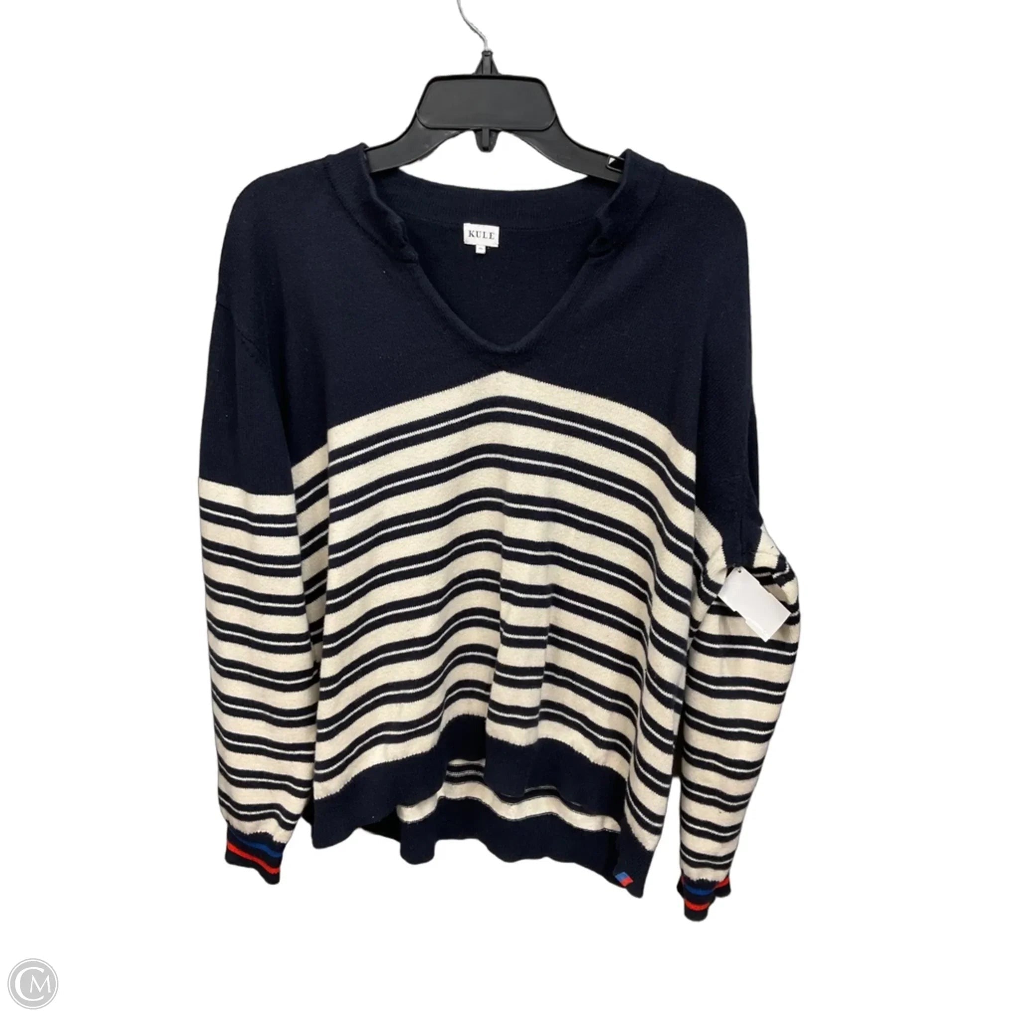 Sweater By Kule In Striped Pattern, Size: Xl