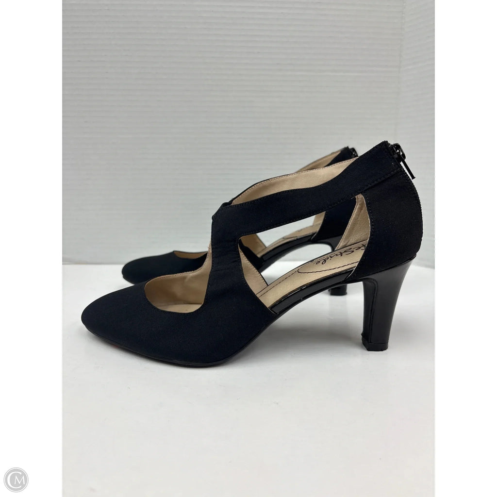 Shoes Heels Kitten By Life Stride In Black, Size: 9