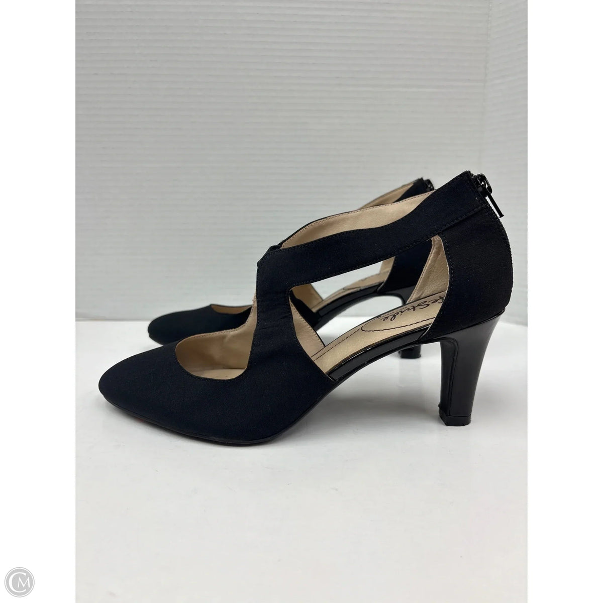 Shoes Heels Kitten By Life Stride In Black, Size: 9