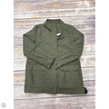 Jacket Denim By Madewell In Green Denim, Size: Xs