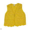 Vest Sweater By A New Day In Yellow, Size: L