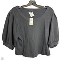 Top Short Sleeve By Aerie In Black, Size: L