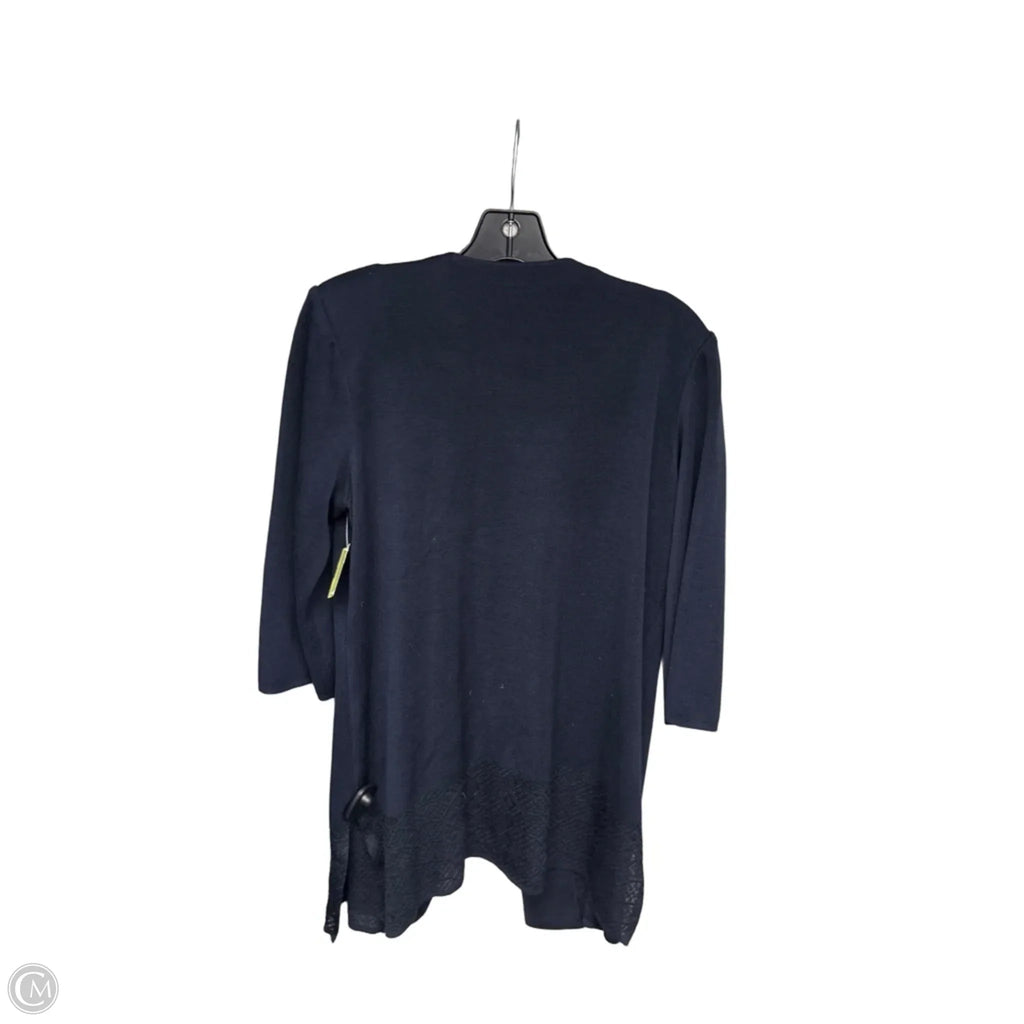 Cardigan By Ming Wang In Navy, Size: M