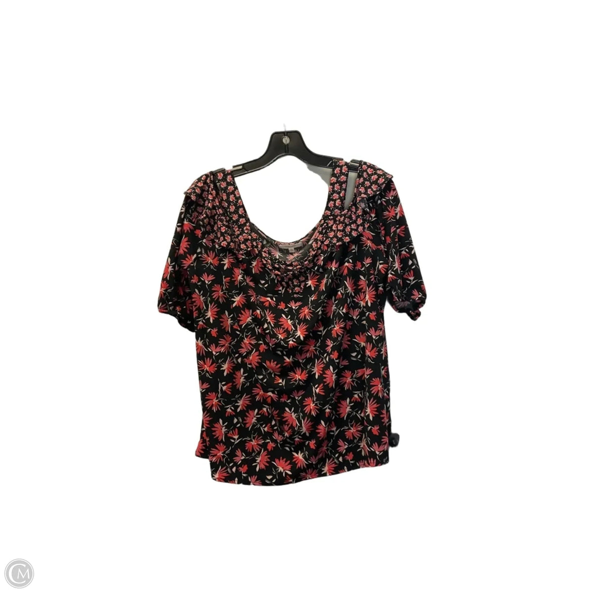 Top Short Sleeve By Maurices In Red, Size: Xl