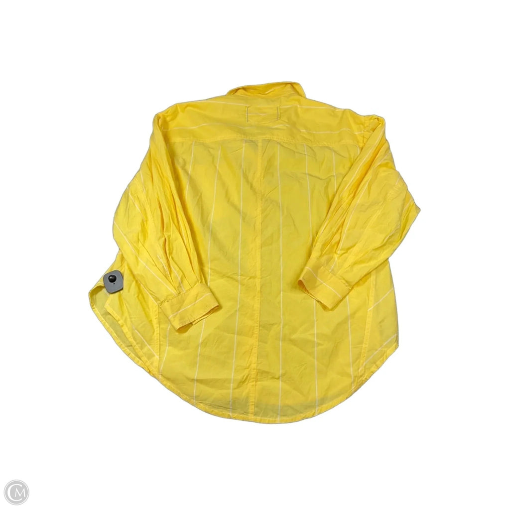 Top Long Sleeve By We The Free In Yellow, Size: M