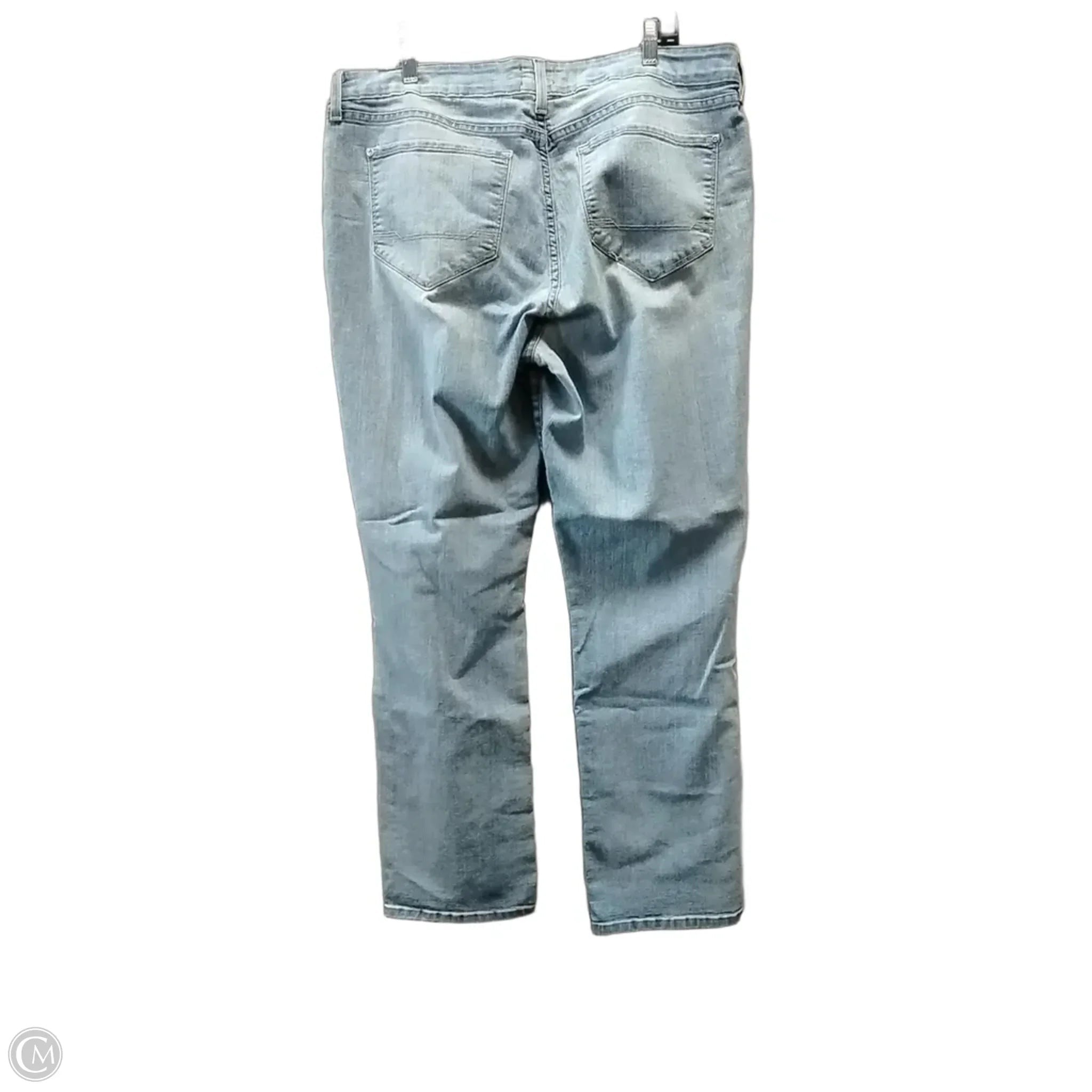 Jeans Straight By Not Your Daughters Jeans In Blue Denim, Size: 18w