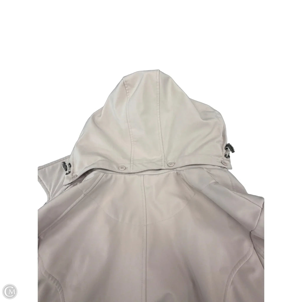 Coat Trench Coat By Calvin Klein In Pink, Size: 1x