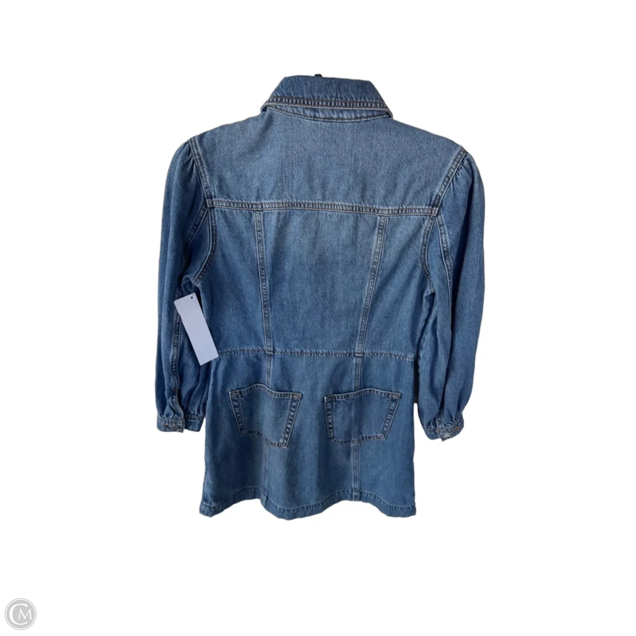 Dress Casual Short By Universal Thread In Blue Denim, Size: Xs
