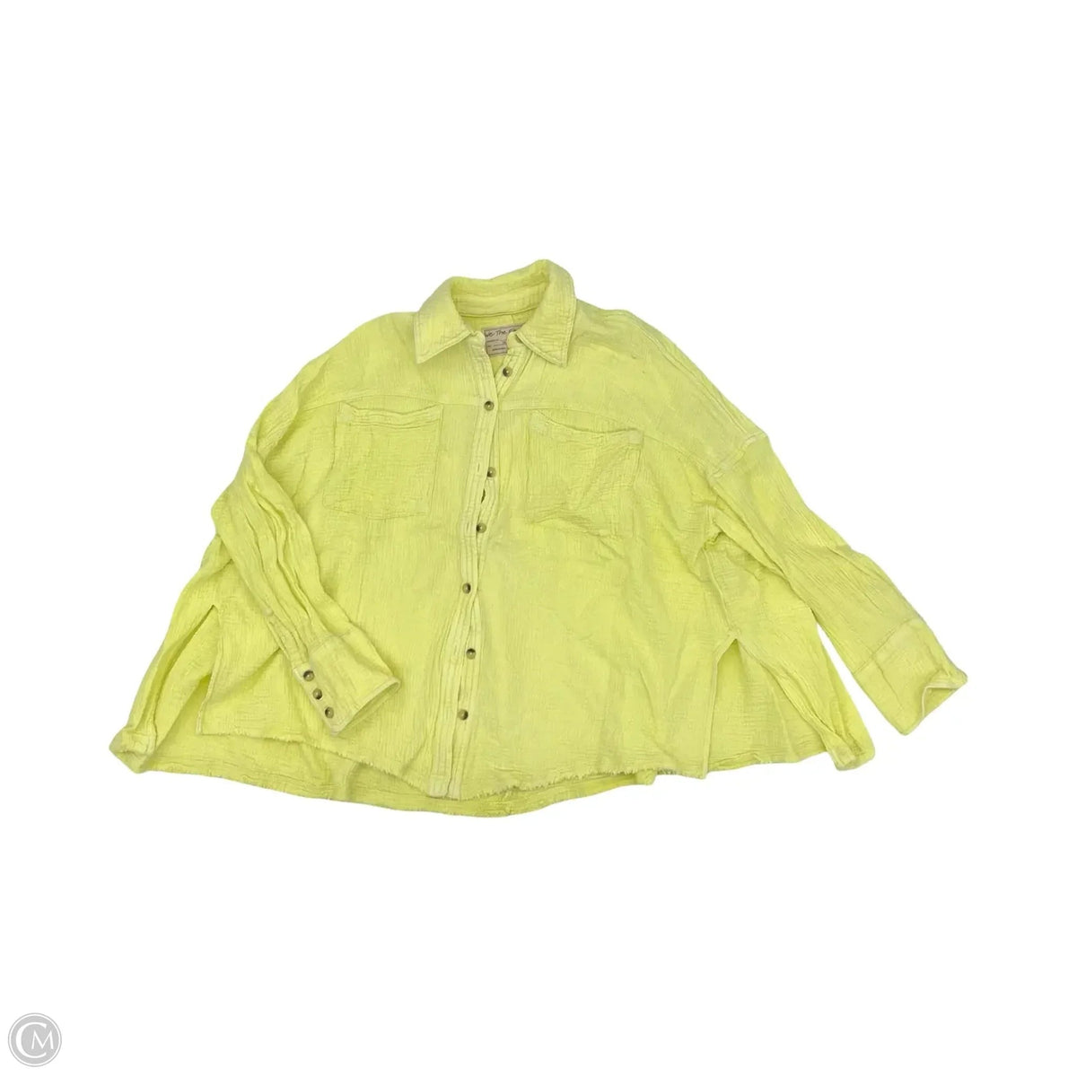 Top Long Sleeve By We The Free In Yellow, Size: Xs