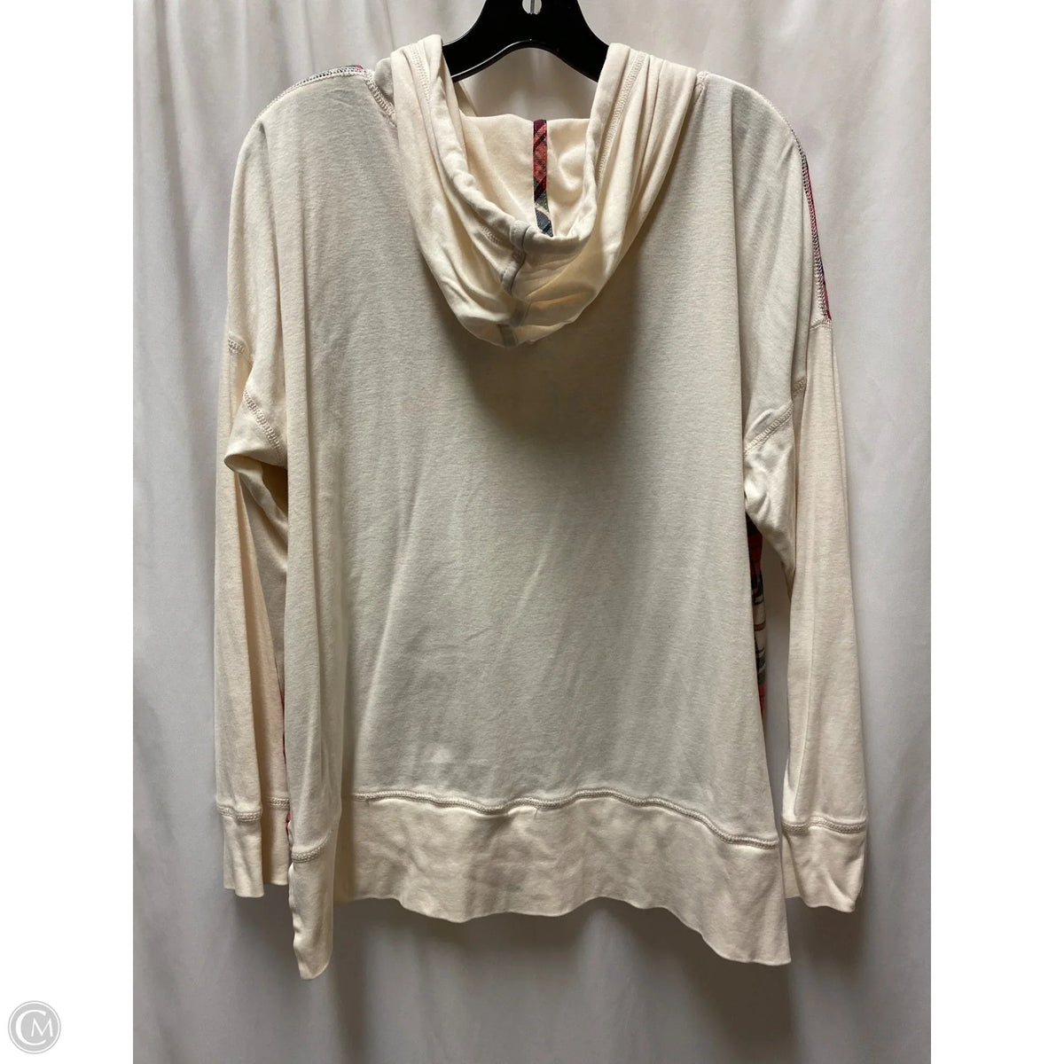 Top Long Sleeve By Chaps In Cream, Size: Xl