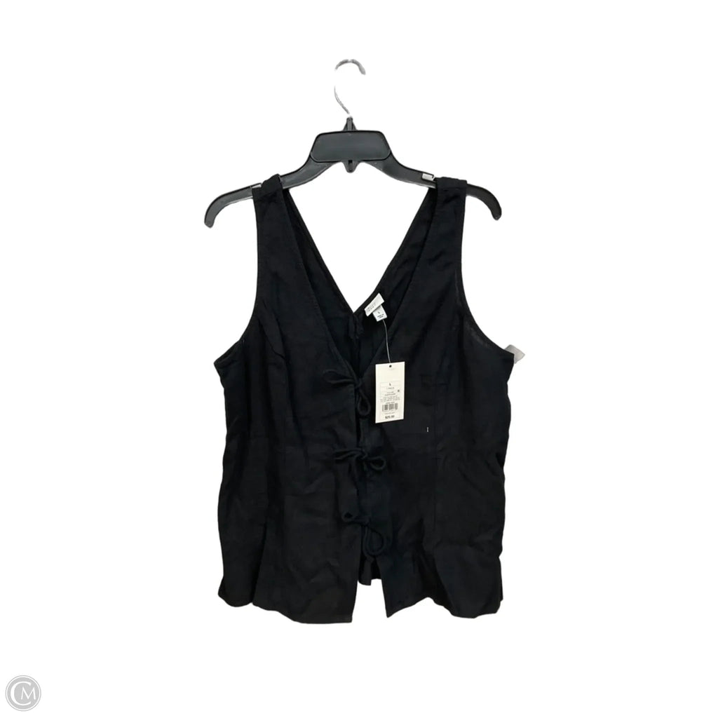 Top Sleeveless By A New Day In Black, Size: L