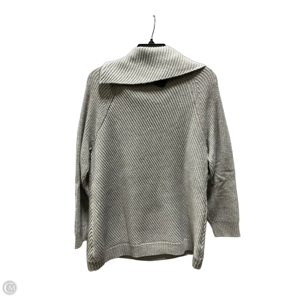 Sweater By Talbots In Grey, Size: L