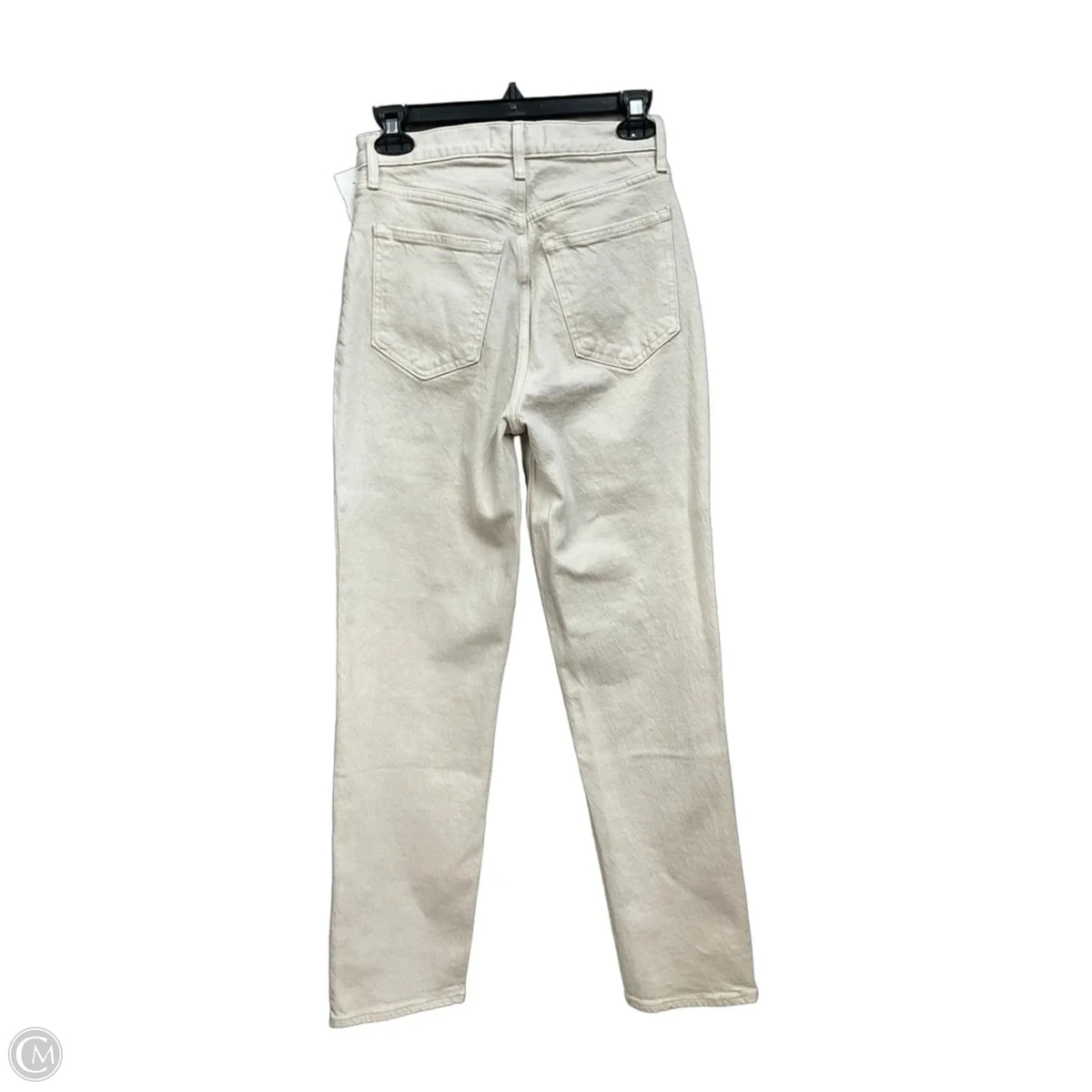 Jeans Straight By Abercrombie And Fitch In Beige, Size: 0