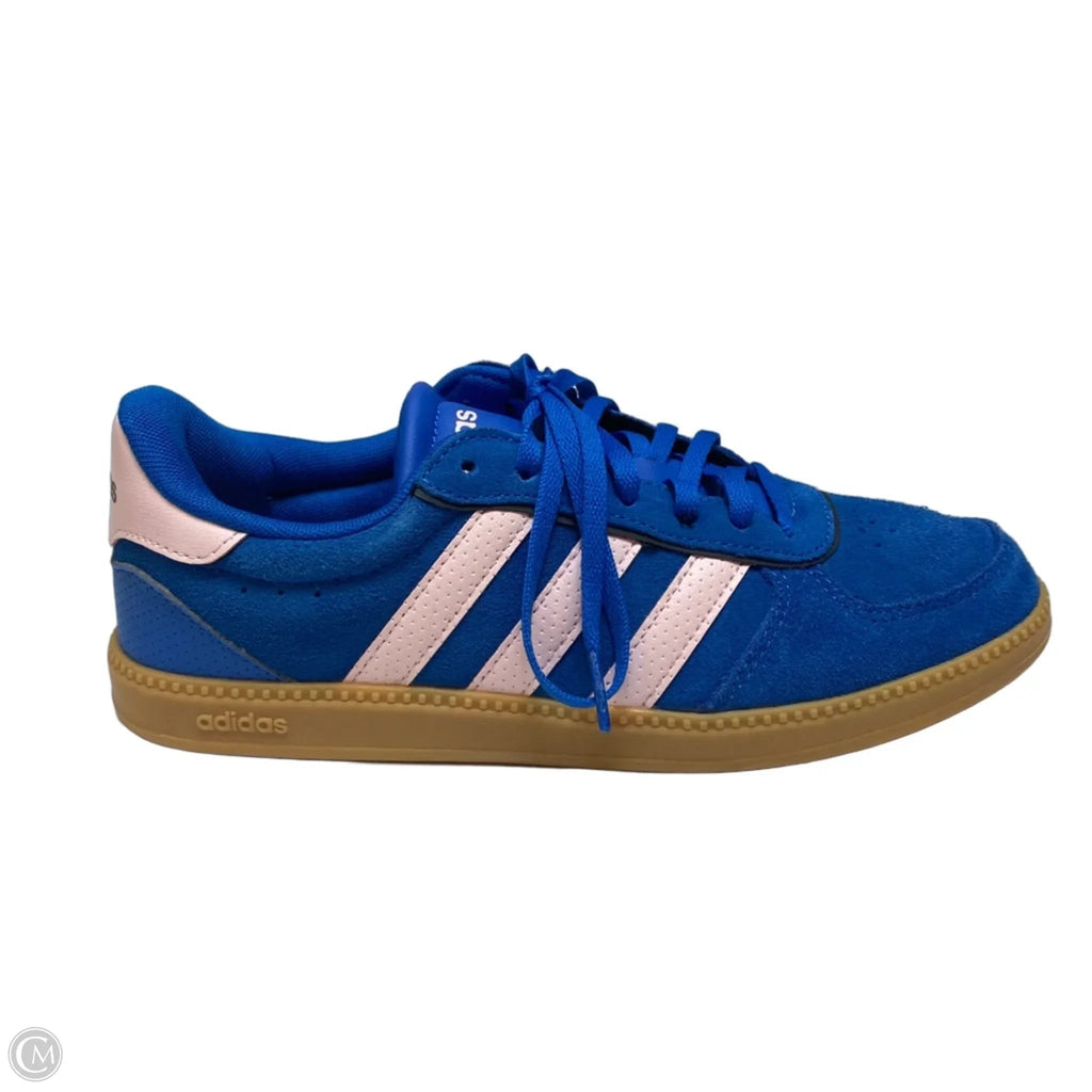 Shoes Sneakers By Adidas In Blue & Pink, Size: 7