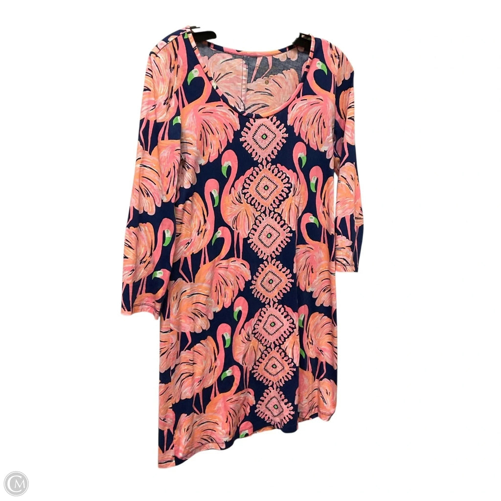 Dress Designer By Lilly Pulitzer In Blue & Pink, Size: S