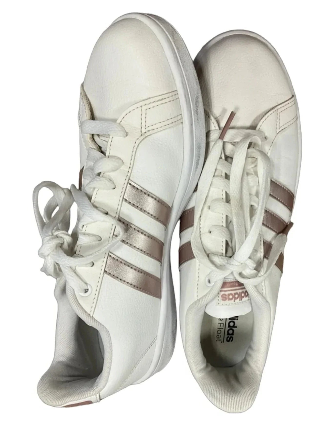 Shoes Sneakers By Adidas In Pink & White, Size: 10