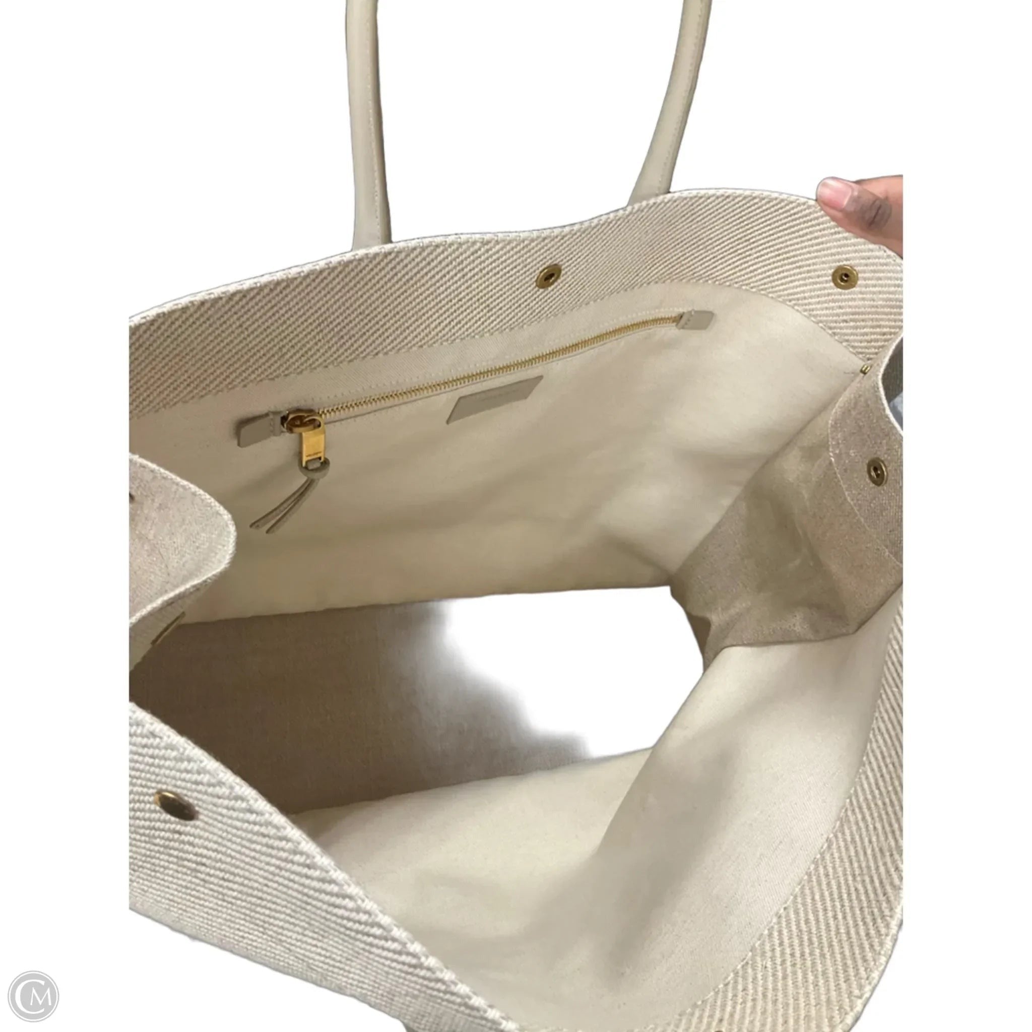 Tote Luxury Designer By Yves Saint Laurent, Size: Large