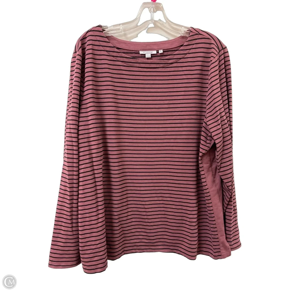 Top Long Sleeve By Chicos In Purple, Size: 1x