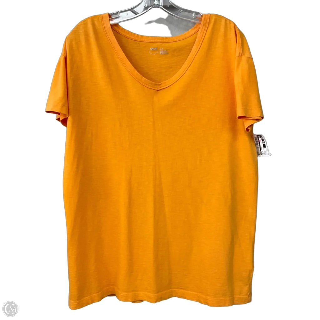 Top Short Sleeve Basic By Aerie In Orange, Size: Xs