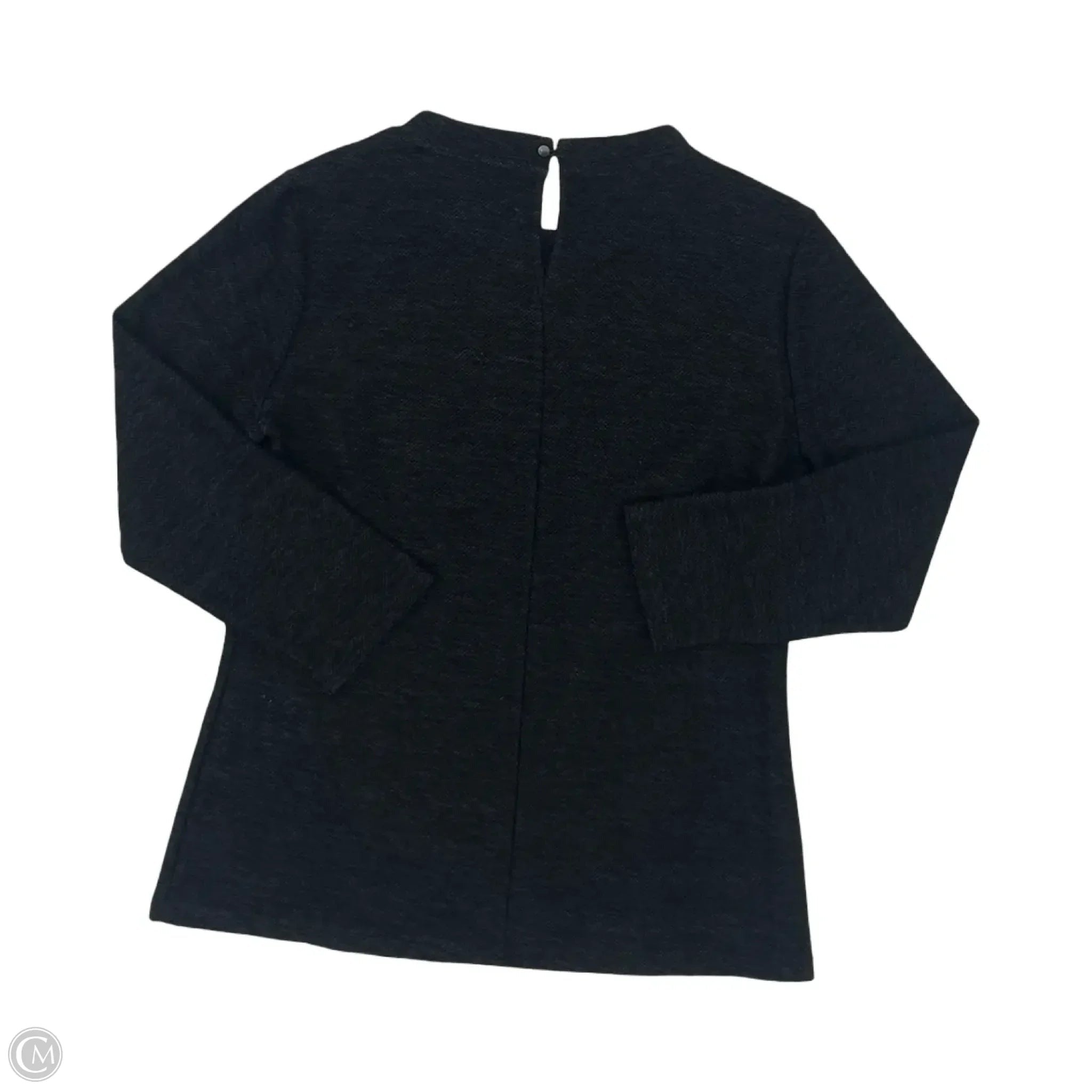 Top Long Sleeve By Ann Taylor In Black, Size: L