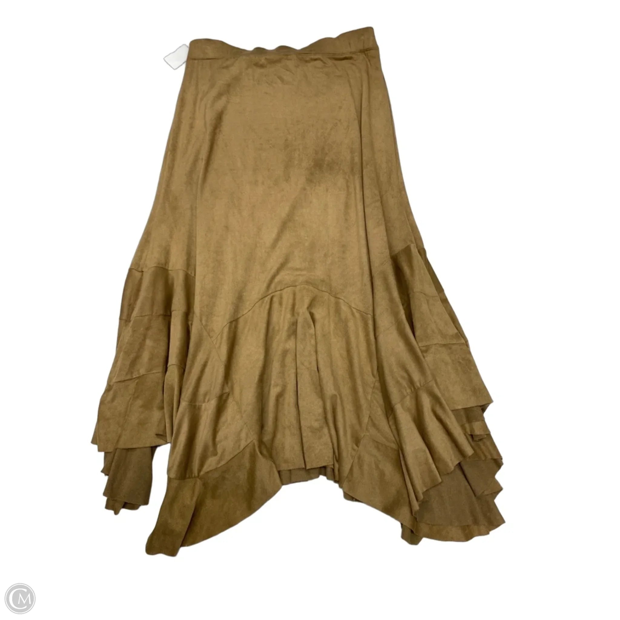 Skirt Set 2pc By Coco Bianco In Tan, Size: M