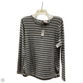 Top Long Sleeve By Talbots In Striped Pattern, Size: Mp