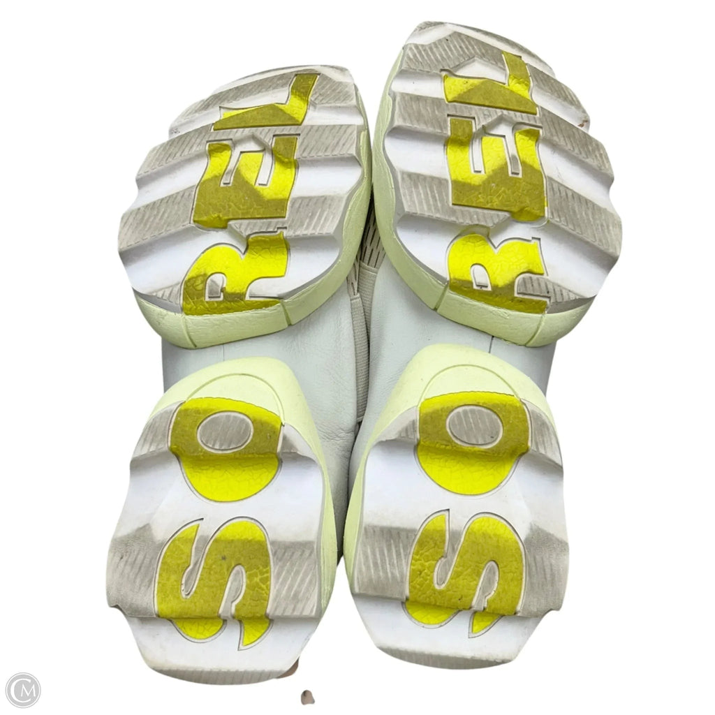 Shoes Sneakers By Sorel In Grey & Yellow, Size: 8.5