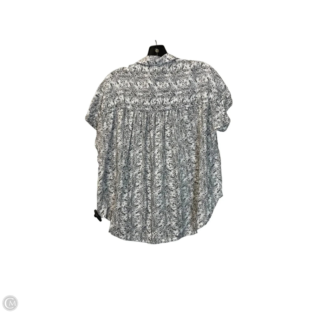 Top Short Sleeve Basic By Jane And Delancey In White, Size: Xl