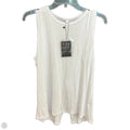 Athletic Tank Top By Clothes Mentor In White, Size: L