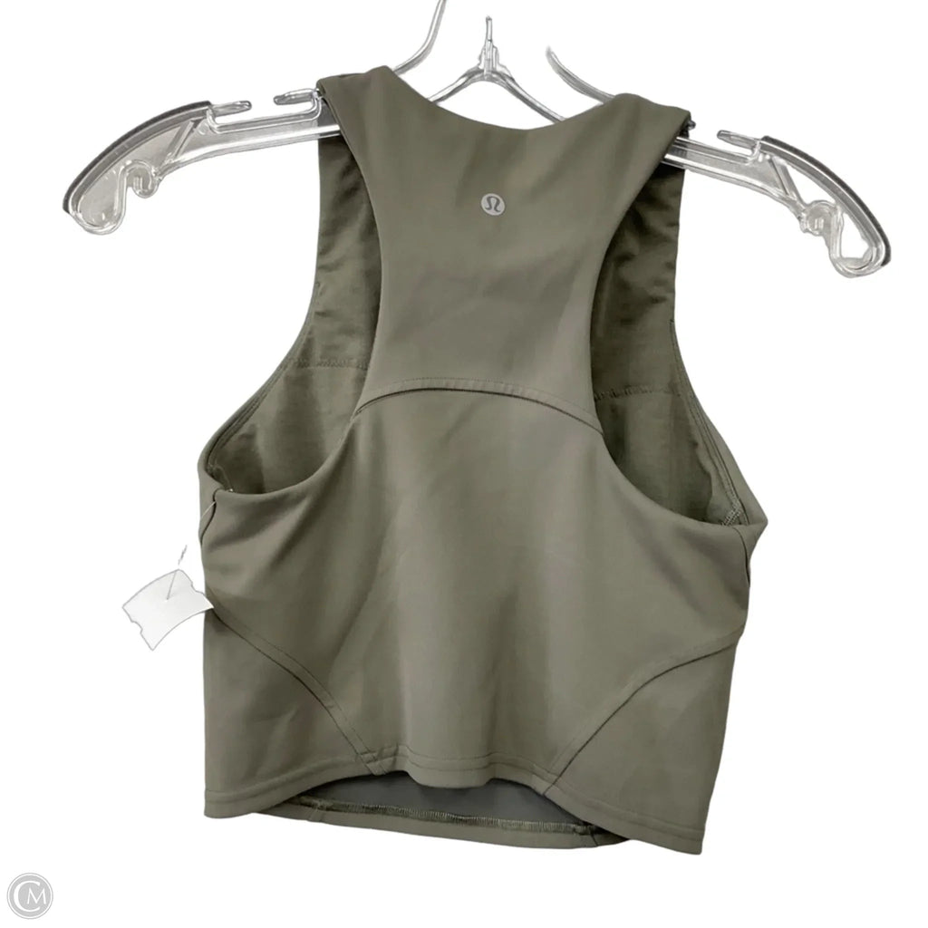 Athletic Tank Top By Lululemon In Green, Size: 4