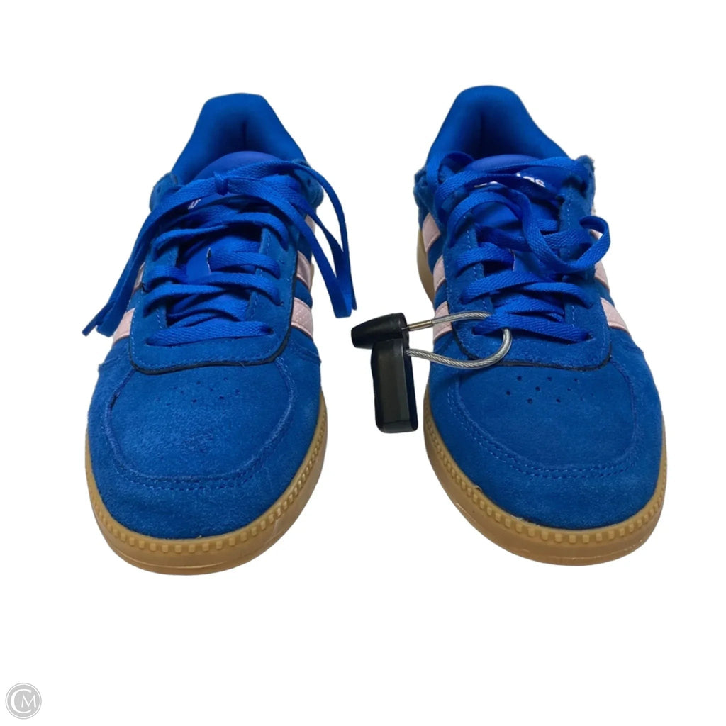Shoes Sneakers By Adidas In Blue & Pink, Size: 7
