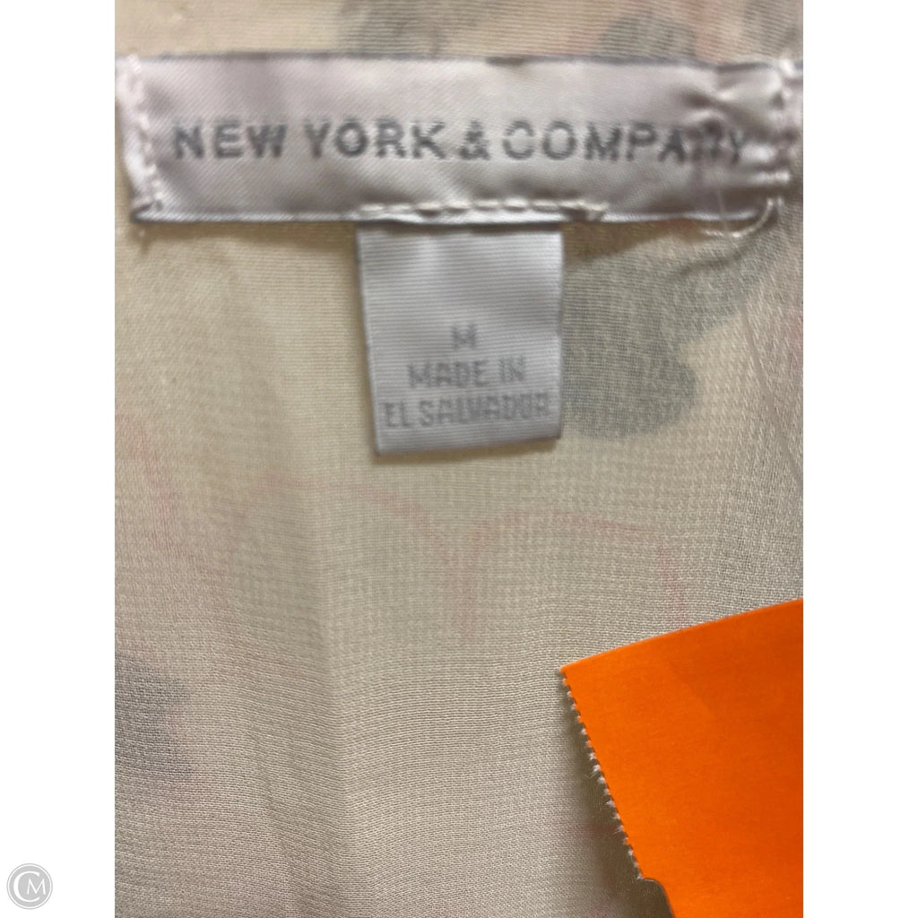 Dress Casual Maxi By New York And Co In Black & Pink, Size: M